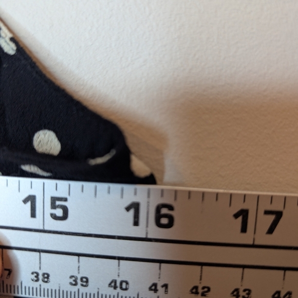 NWT Madewell Ruffle Strap Cami Top Black Painted Dots Polka Dot Size 0 - Picture 12 of 12